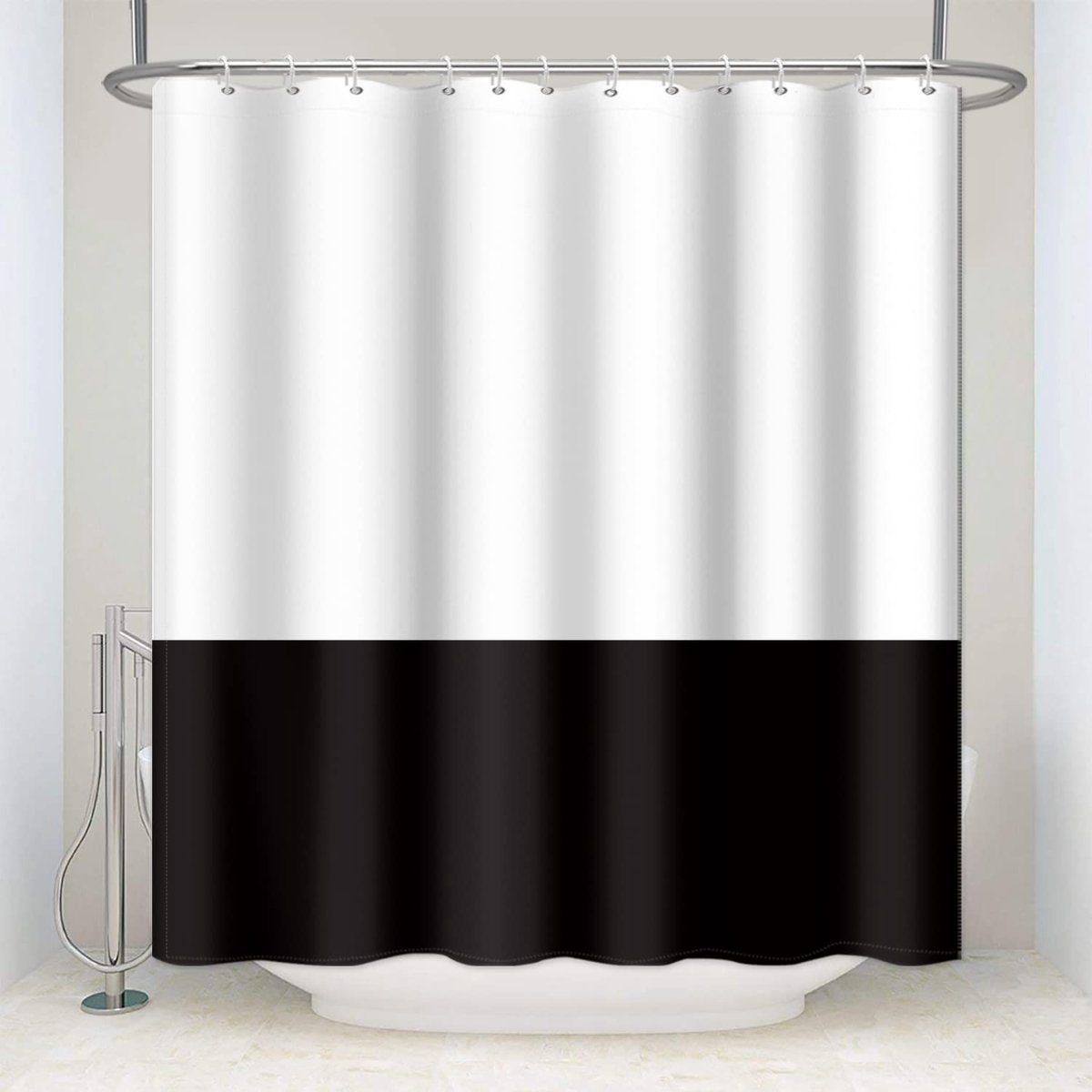 Omgoods - Douchegordijn 180x198 cm met Waterdichte Polyester en Haken