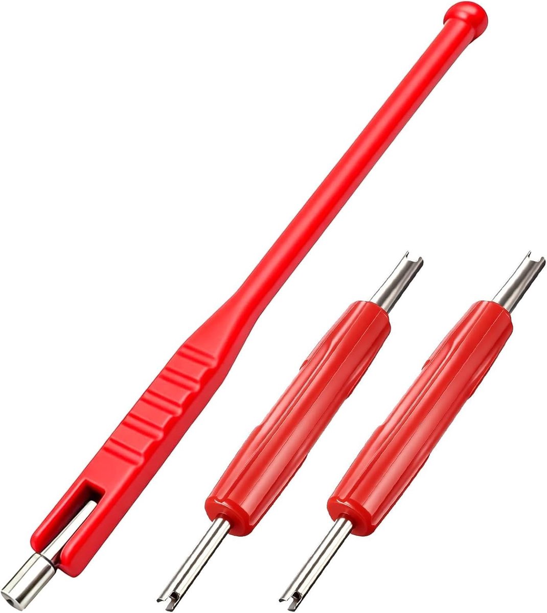 Ventielgereedschap | Reparatiegereedschap, 2-zijdige ventielverwijderaar, ventielintrekhendel, autoventielsleutel, reparatie van autobanden