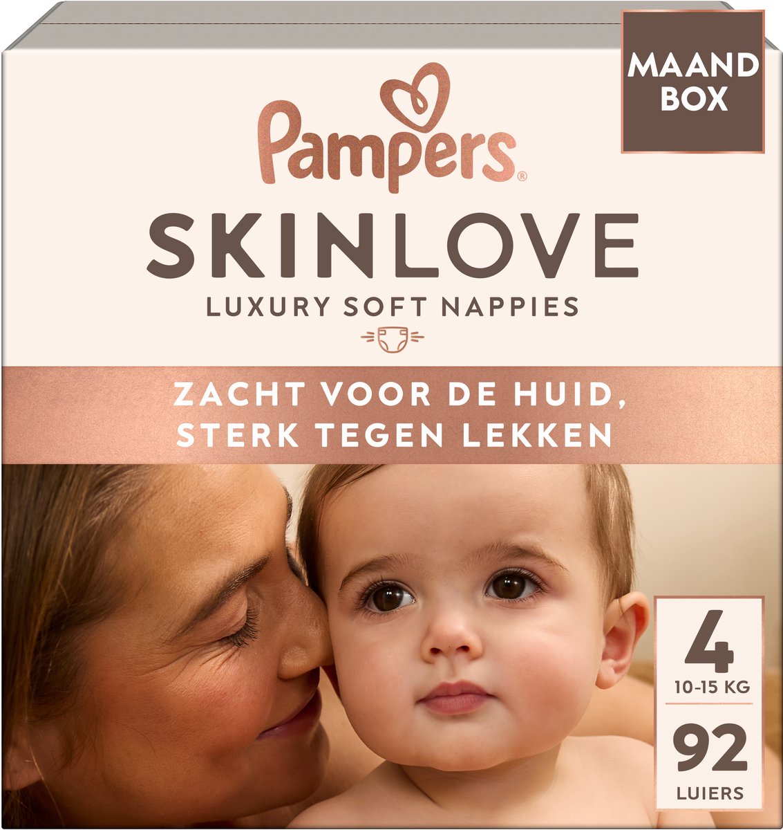 Pampers Skinlove luiers maat 4 | 92 stuks
