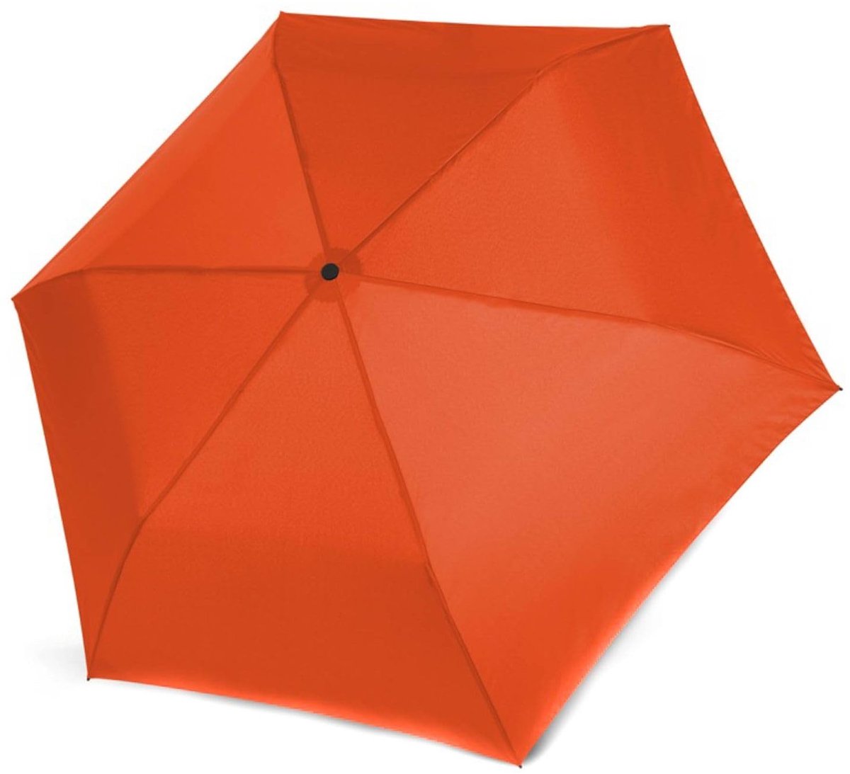 Omgoods - Uni Paraplu in Vibrant Oranje met Beschermhoes