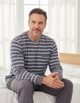 Paul Hopkins Heren Pyjama - Elastische boorden - Licht Blauw - Maat XL