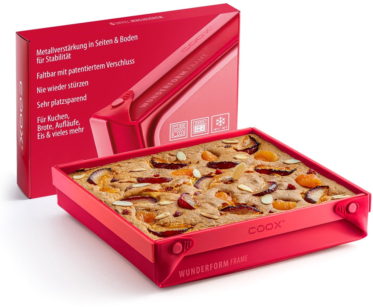Omgoods - Coox Wunderform Frame MQ - Vouwbare Siliconen Bakvorm voor Taarten en Broden