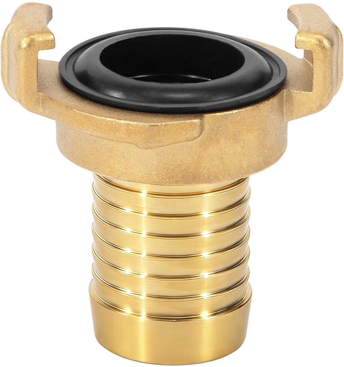 Omgoods - Messing Slangaansluiting met Klauwen voor Tuinslangen, 1/2 Inch
