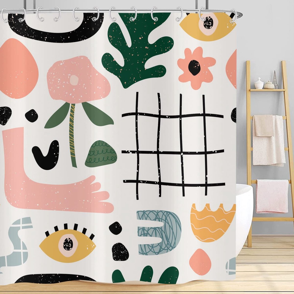 Omgoods - Bohemian Geometrisch Douchegordijn 180 x 180 cm
