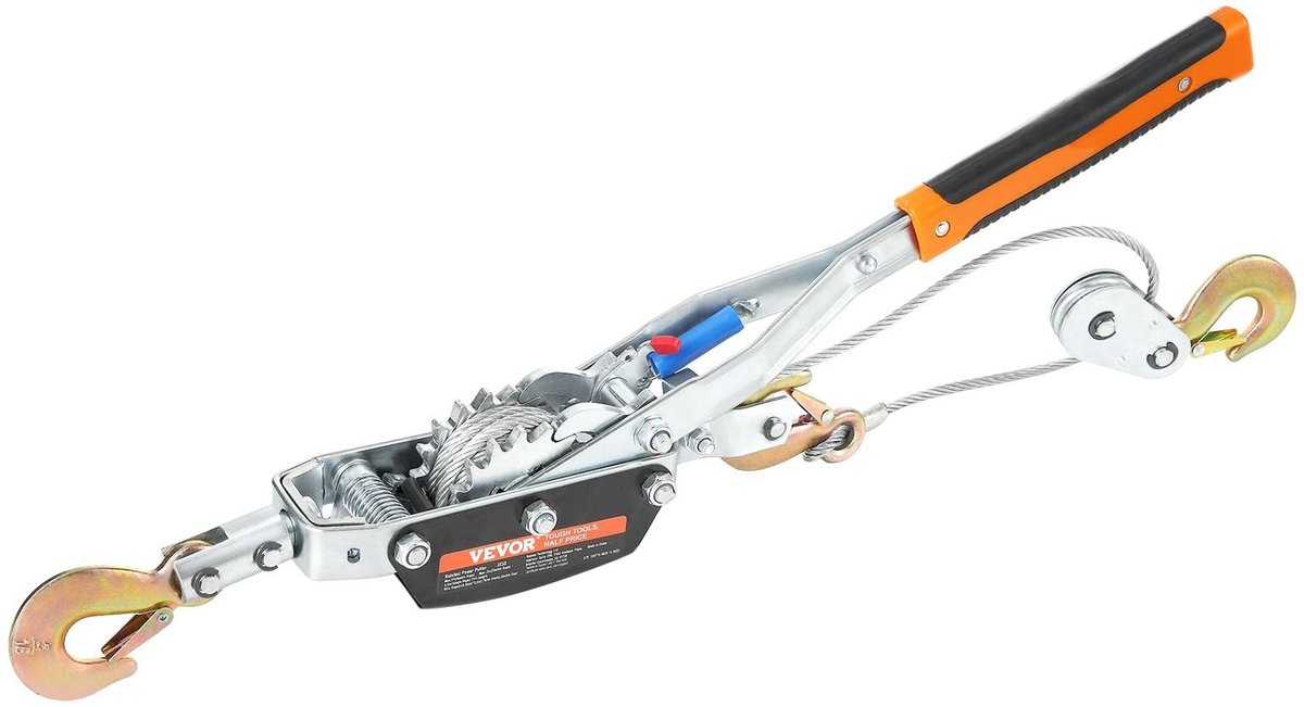 Omgoods - Heavy Duty Lier met 5 Ton Trekkracht en Stalen Kabel