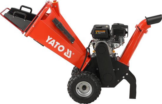 Professionele Benzine Hakselaar 4.8 kW (6.5 PK) - Loncin G200F Engine - Voor Takken tot Ø 100 mm - Met Luchtbanden — afbeelding 4
