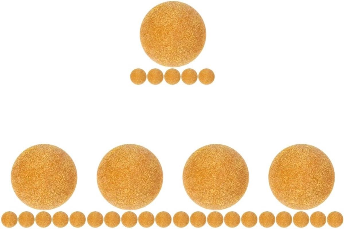 Tafelvoetbal Ballen - Mini Voetballetjes - Spel Vervanging - Gladde Controle - 3.6 cm - Gekleurd