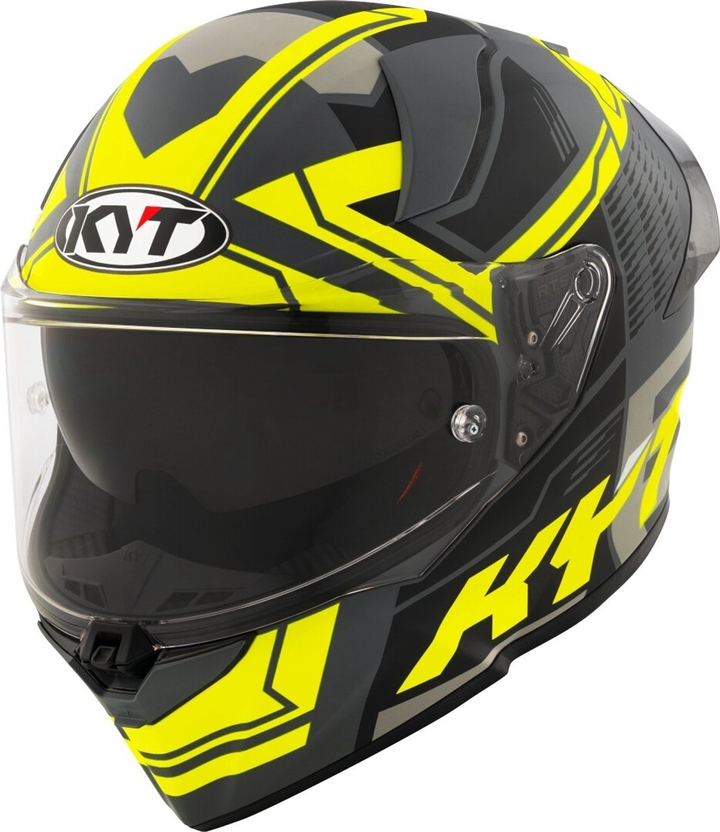 KYT R2R Octane Geel Integraalhelm - Helm