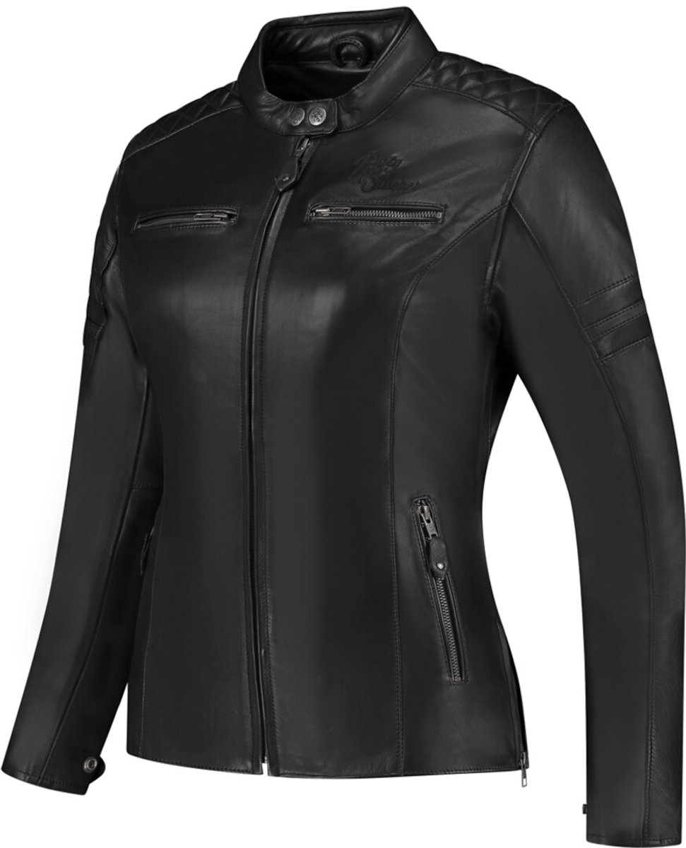 Rusty Stitches Joyce V2 Dames Motorfiets Leren Jas -