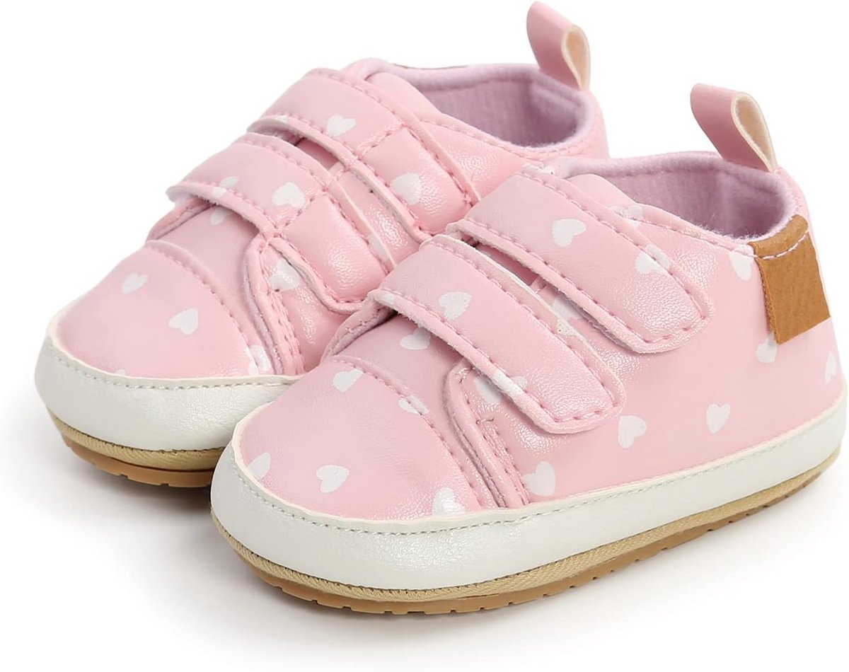 MATT KEELY Babyschoenen om te leren lopen, voor meisjes en jongens, met antislipzool, 3-18 maanden