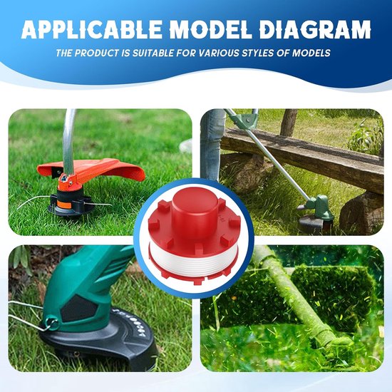draadspoel compatibel met Einhell 3405096, reservedraadspoel voor — afbeelding 5