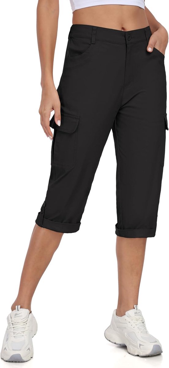 Trekkingbroek Cargo dames katoen zomer bergbroek shorts sport licht