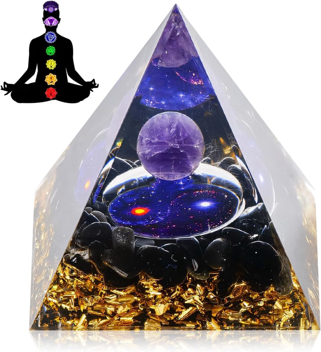 geneeskrachtige stenen 1 stuk Orgoniet piramide Orgoniet piramiden