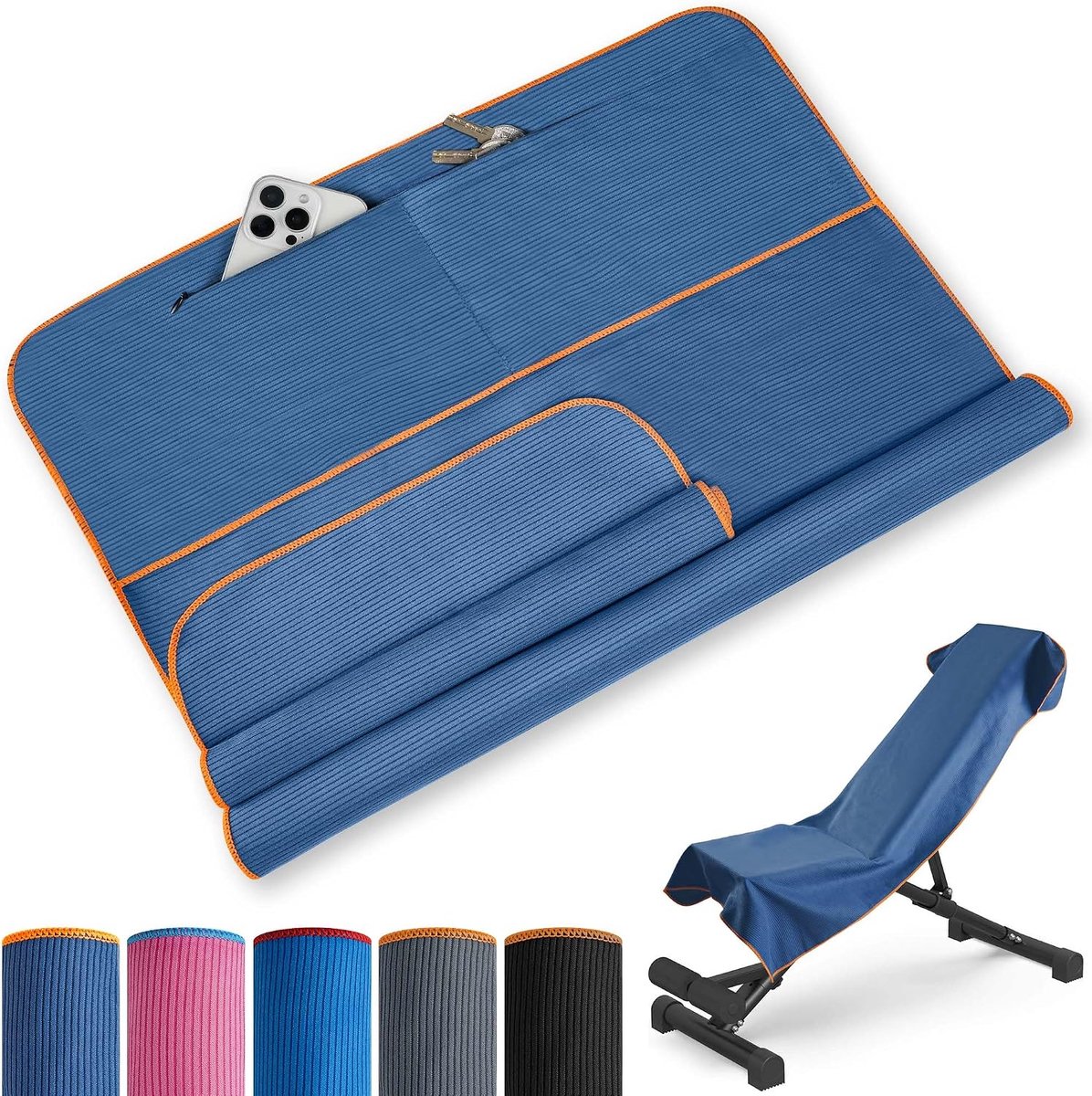 Handdoekenset voor Mannen (120 x 50 + 70 x 30 cm) - Microvezel Strandhanddoek - Sneldrogend - ShopVlot