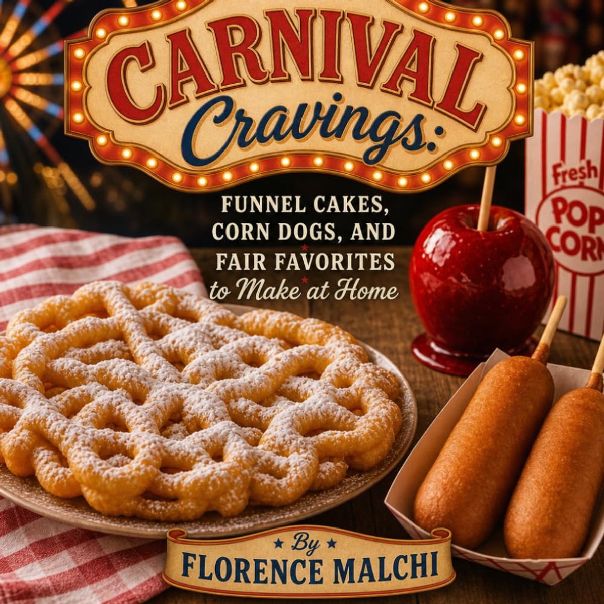 SnelShoppen - Snel en Makkelijk Thuis Frituren: Funnel Cakes, Maïskolven, en Kermisspecialiteiten maken voor Feesten, Camping, Kinderen in Keuken - Re