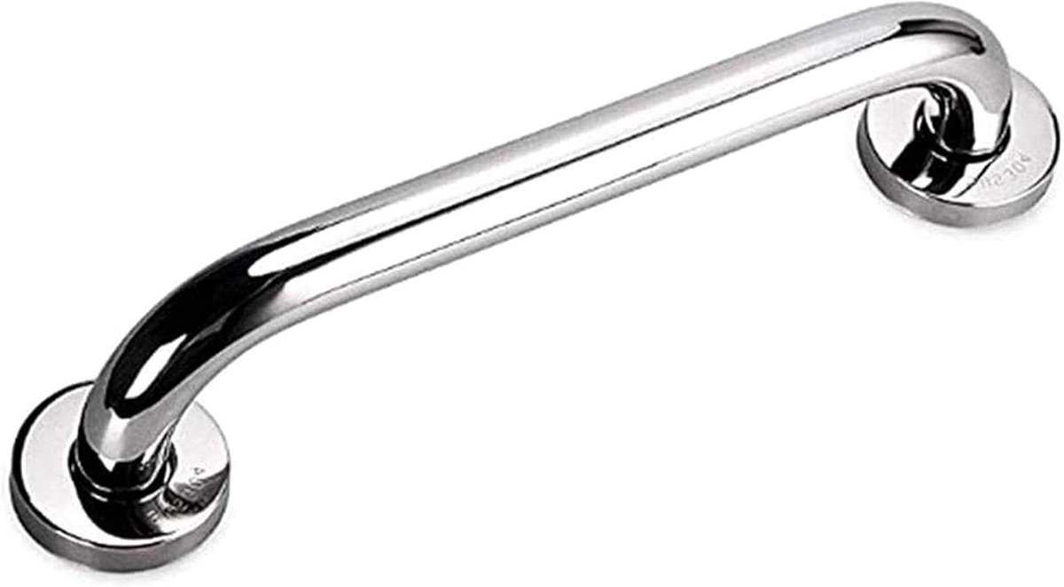 Badkamer Handgreep - Douchestang Leuning - Valpreventie - Antislip Gekarteld Oppervlak - 50 cm - Zilver