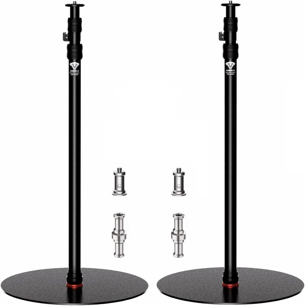 SnelShoppen - IFOOTAGE A400 Rond Basis Monopod 79" Fotografie Light Stand Aluminium Studio Statief Monopod Voor DSLR Camera, Licht, Live Streaming, Vl