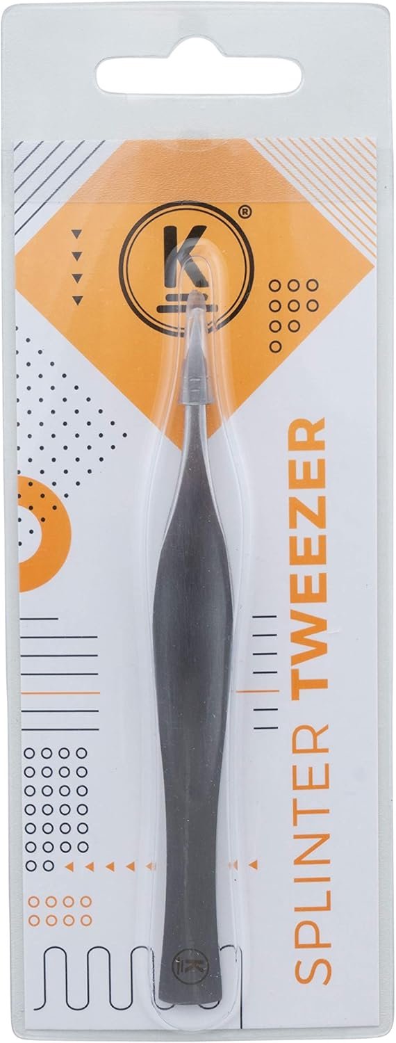 SnelShoppen - K-Pro Splintertang RVS, Precisie Pincet voor het Verwijderen van Splinters, Doornen en Vreemde Voorwerpen, Steriel en Roestvrij, Ideaal