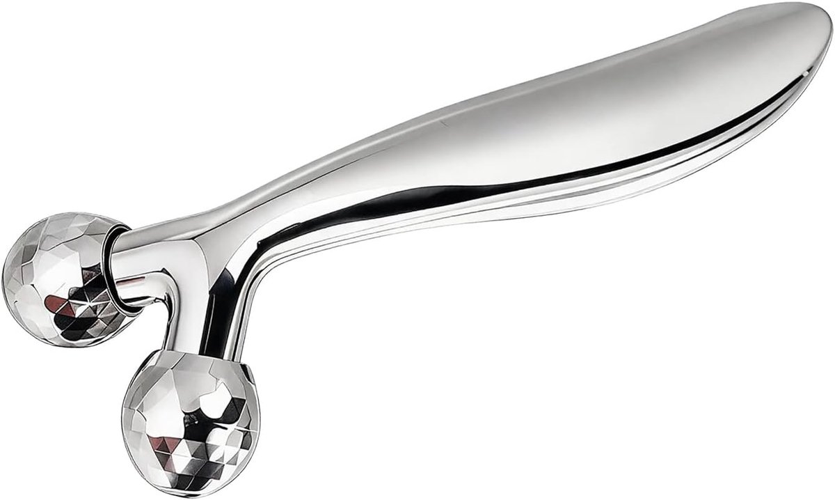 3D-gezichtsmassageapparaat, lichaamsafslankroller, gezichtsroller, 360° roterende massageroller, 3D-gezichtsroller, massage, gezichtslifting, vormend, strakker, anti-rimpel, spierontspanning