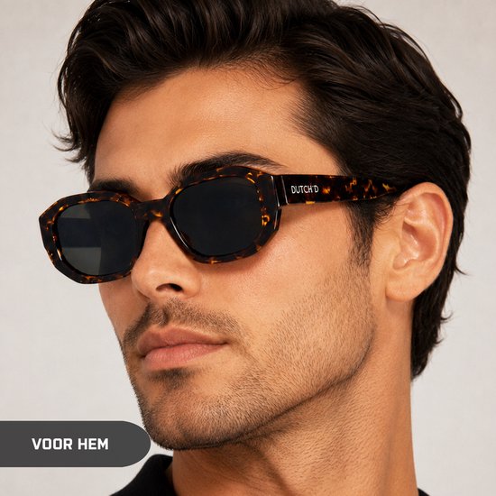 DUTCH'D® - Zonnebril - Heren & Dames - Polarized - Tortoise - Sterk Montuur - Met Case - Gepolariseerd - Auto bril - UV 3 Bescherming van DUTCH'D® — afbeelding 5