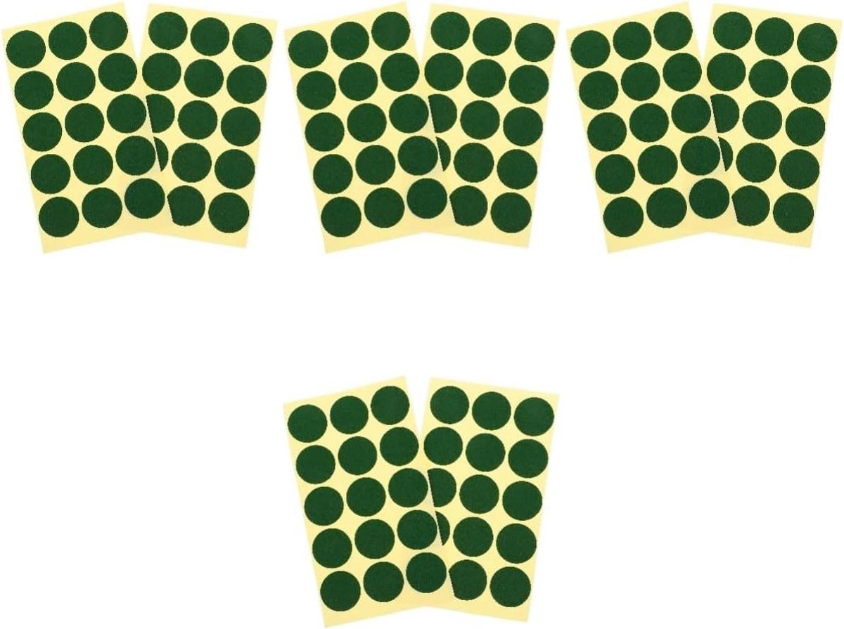 Biljart Stickers - Pooltafel Markeringen - Positie Bepalen - Zelfklevend Ontwerp - 20 x 11.5 cm - Groen