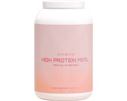 Cabau – High Protein Meal – White Choco & Red Fruits – Hoogwaardige maaltijdvervanger – Eiwitrijke Maaltijdshake –24 g Eiwit per Portie – 1000 g / 12 Maaltijden