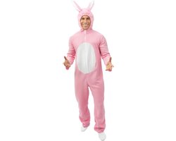 CLOWN - Konijnenkostuum – kostuum voor volwassenen – uniseks – perfect voor carnaval, EVG, EVJF, Pasen, Halloween en andere kostuumfeestjes – eenvoudig aan te trekken – comfortabel