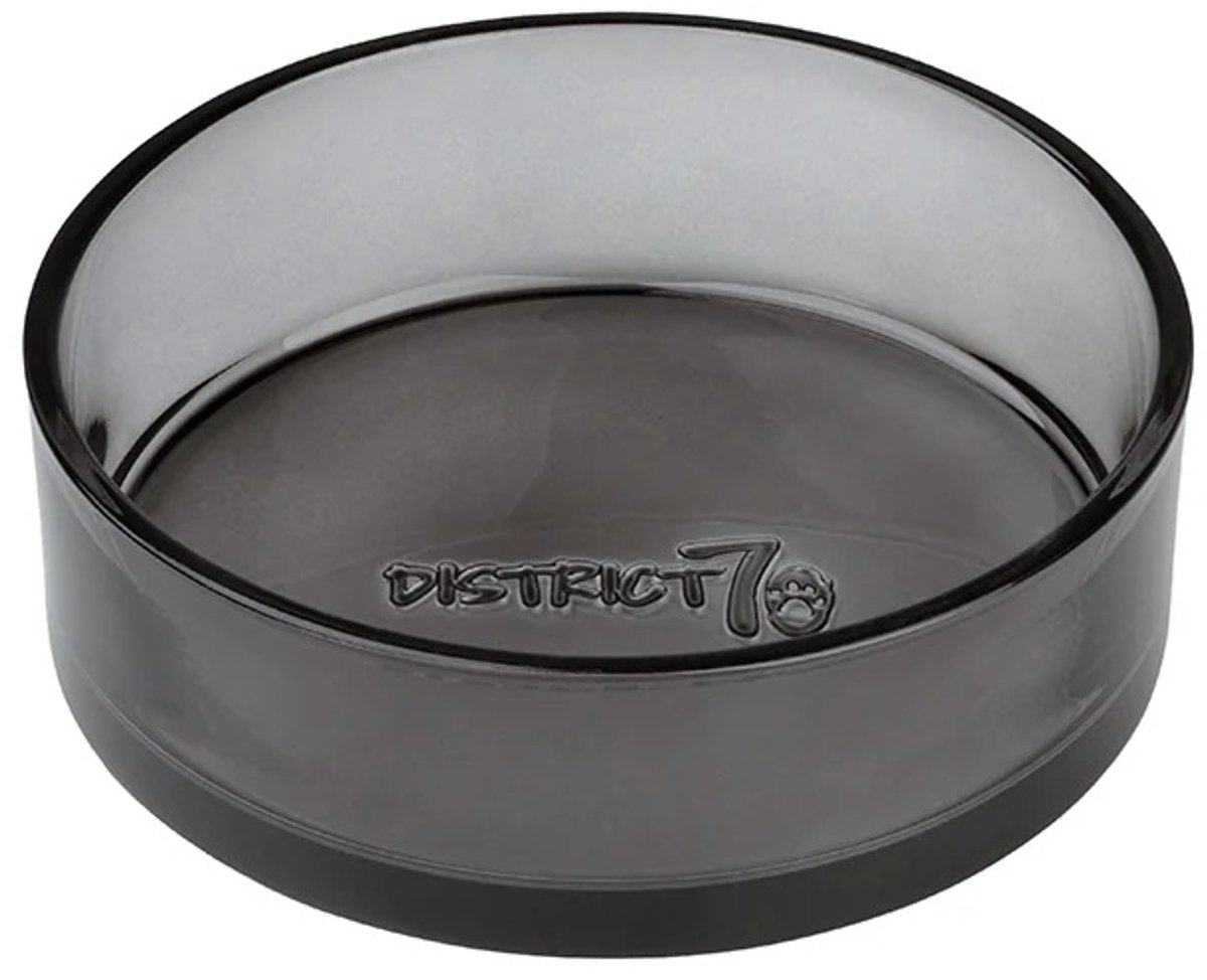Glazen kattenvoerbak zwart 230ml DAWN 12x3,7cm