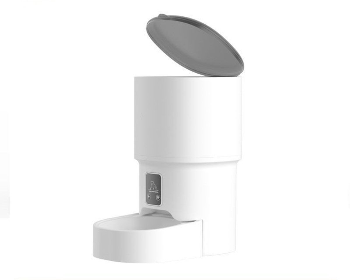 GYW Smart PetFeeder - Automatische Voerautomaat - Wifi Verbinding - Gepland Voerschema - 4L Capaciteit