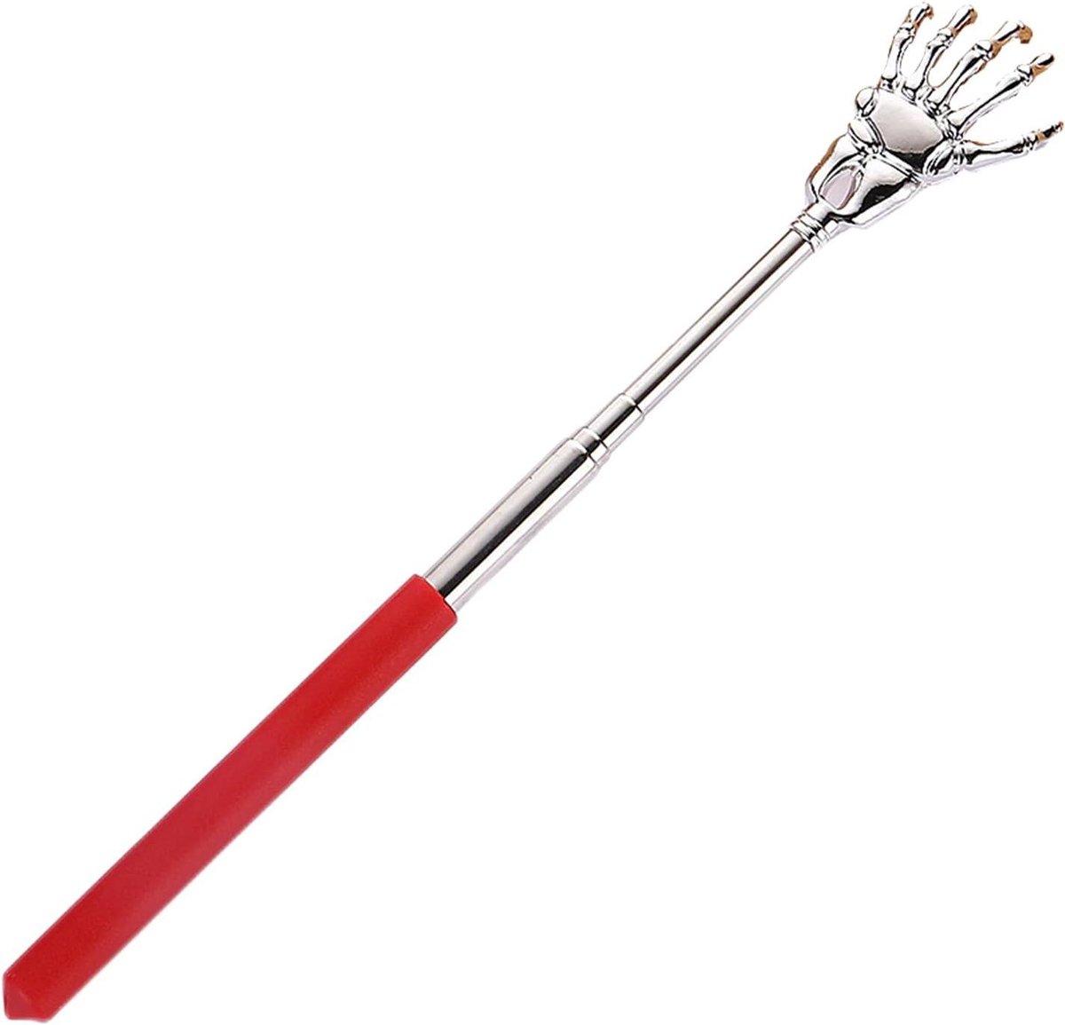 Telescopische Rugkrabber - Uitschuifbare Rugkrabber - Jeuk Verlichten - Roestvrij Staal - Tot 59 cm - Niet gespecificeerd
