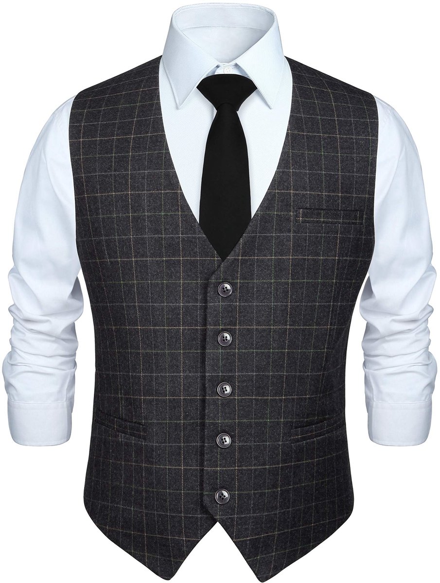 Omgoods - Heren Vest - Formeel Gekleed voor Bruiloften