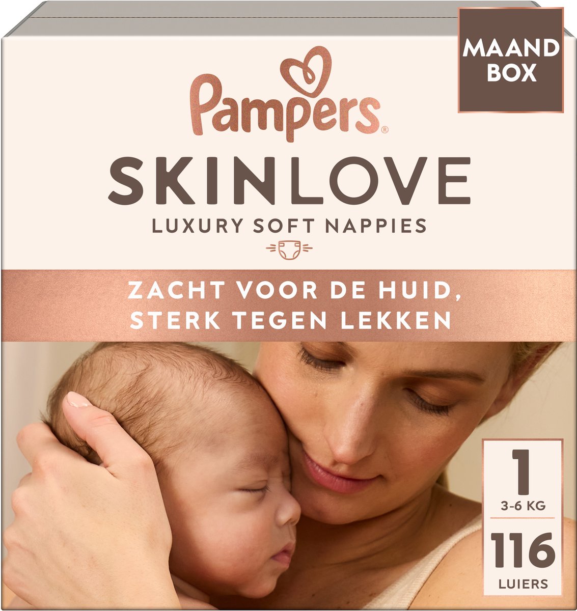 Pampers Skinlove luiers maat 1 | 116 stuks