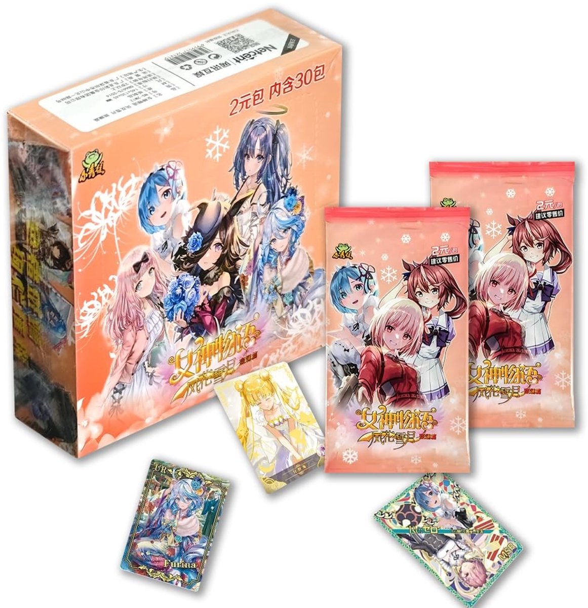 Omgoods - Goddess Story Waifu Kaarten 2YUAN12 - Set van 30 Packs