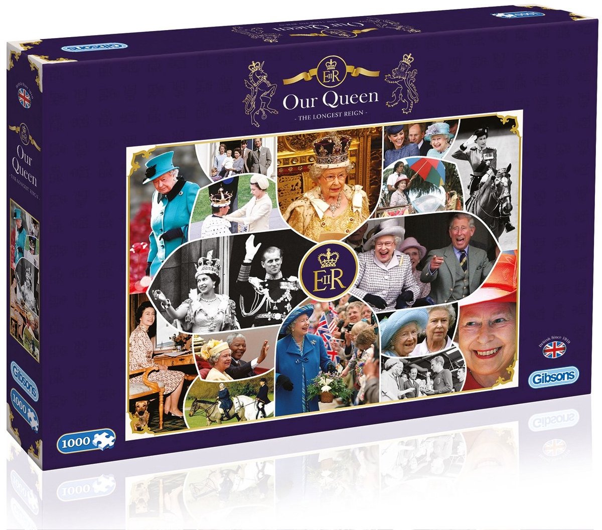 Omgoods - Our Queen - The Longest Reign 1000 Stuks Puzzel