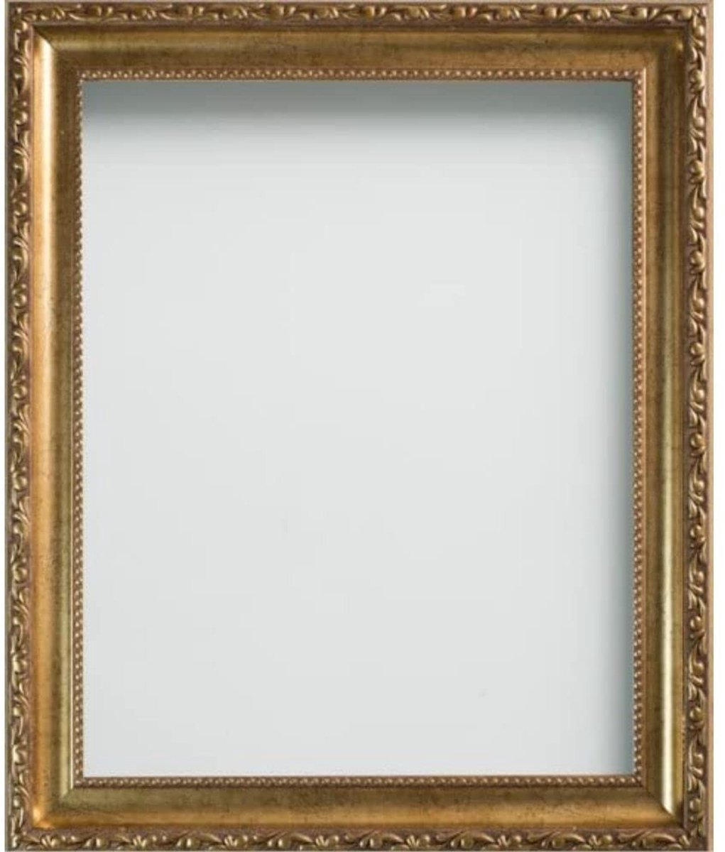 Omgoods - Brompton Fotolijst - Zwart en Goud, 10x8 cm - 12x10 cm