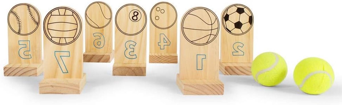 Boulespel - Balspel - Buiten Spelen - Franse Oorsprong - 16 cm - Bruin
