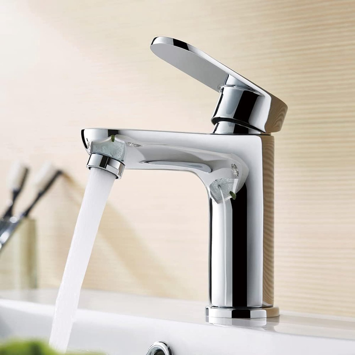 Berlin G11004 - Washbasin mixer water saving function, bath faucet