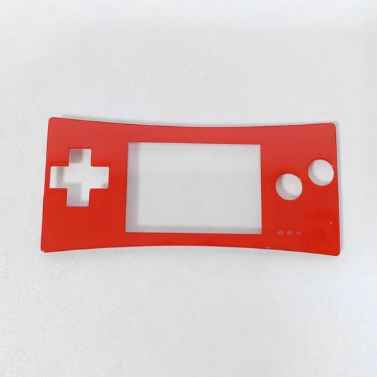 Voorzijde Schelp Voorplaat Voorste Behuizing Vervangende Bovenplaat voor Nintendo Game Boy Micro GBM-console (Felrood) van Nintendo — afbeelding 5