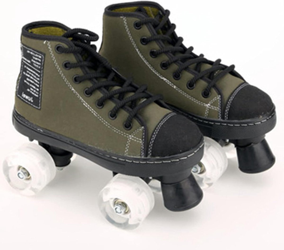 Klassieke Rolschaatsen Dubbele Rij Schaatsen Outdoor Plezier Hoge Schoenen – C