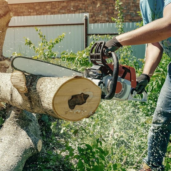 Zaagketting, 4 stuks, 45 cm, 3/8 inch LP-verdeling, 1,3 mm, 62 aandrijfschakels, kettingzaagketting, compatibel met Bosch, B&Q Performance Power, Dolmar, Gardol, Greenworks, Husqvarna, Mac — afbeelding 5