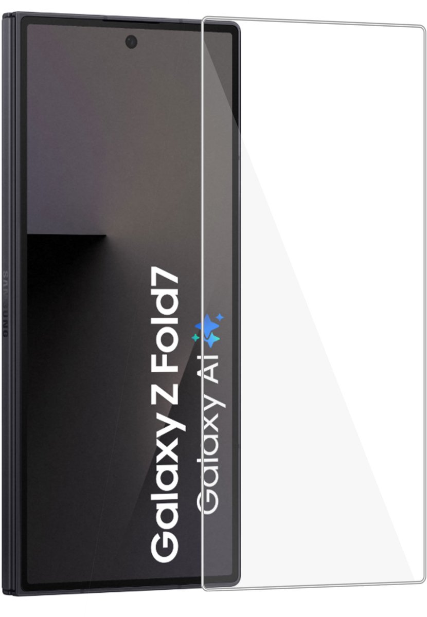Screenprotector geschikt voor Samsung Galaxy Z Fold 8 Ultra / Fold 7 - Volledige Dekking - Gehard Glas geschikt voor Samsung Galaxy Z Fold 8 Ultra / Fold 7