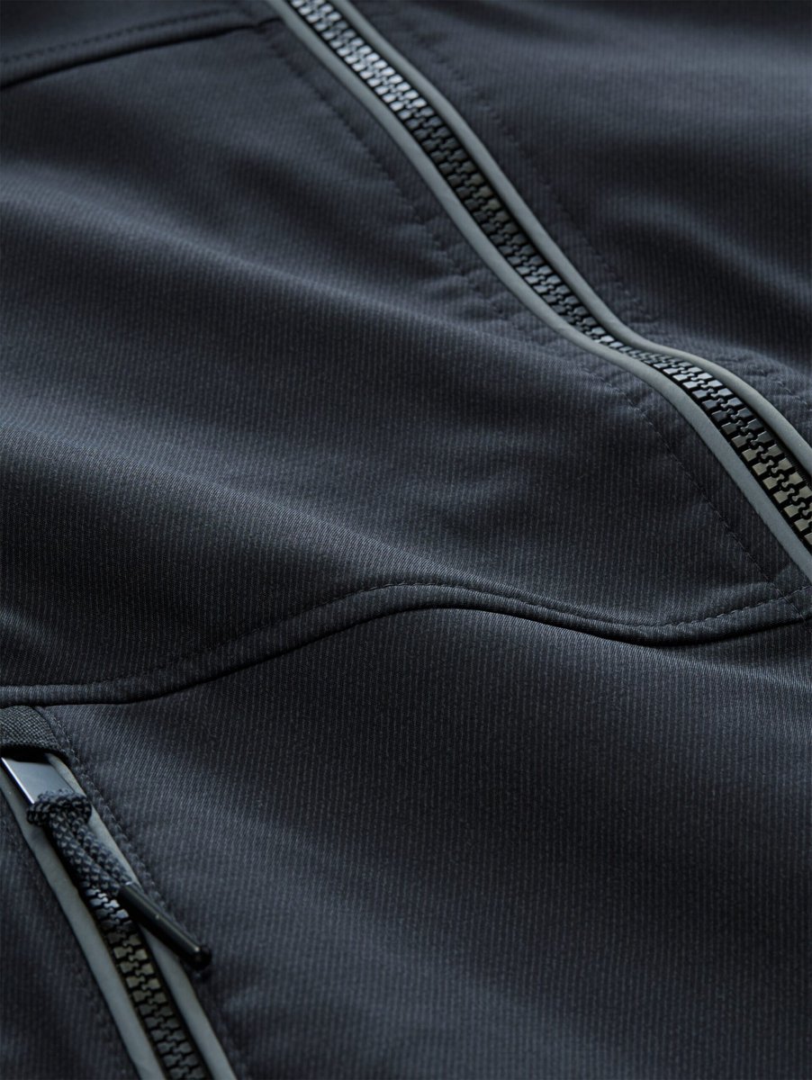 Tom Tailor - Heren jas - Maat S - Mannen - ZWART - polyester