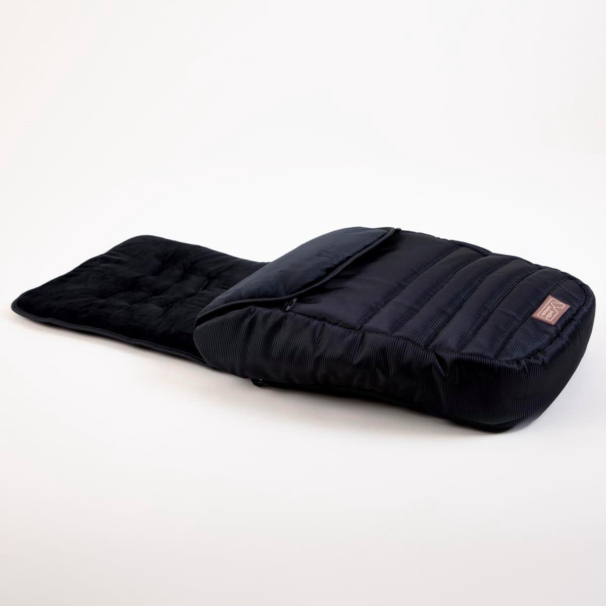 Kinderwagen Voetenzak - Baby Dekje - Warmte Buiten - Dubbel Gebruik - 89 x 35 cm - Zwart
