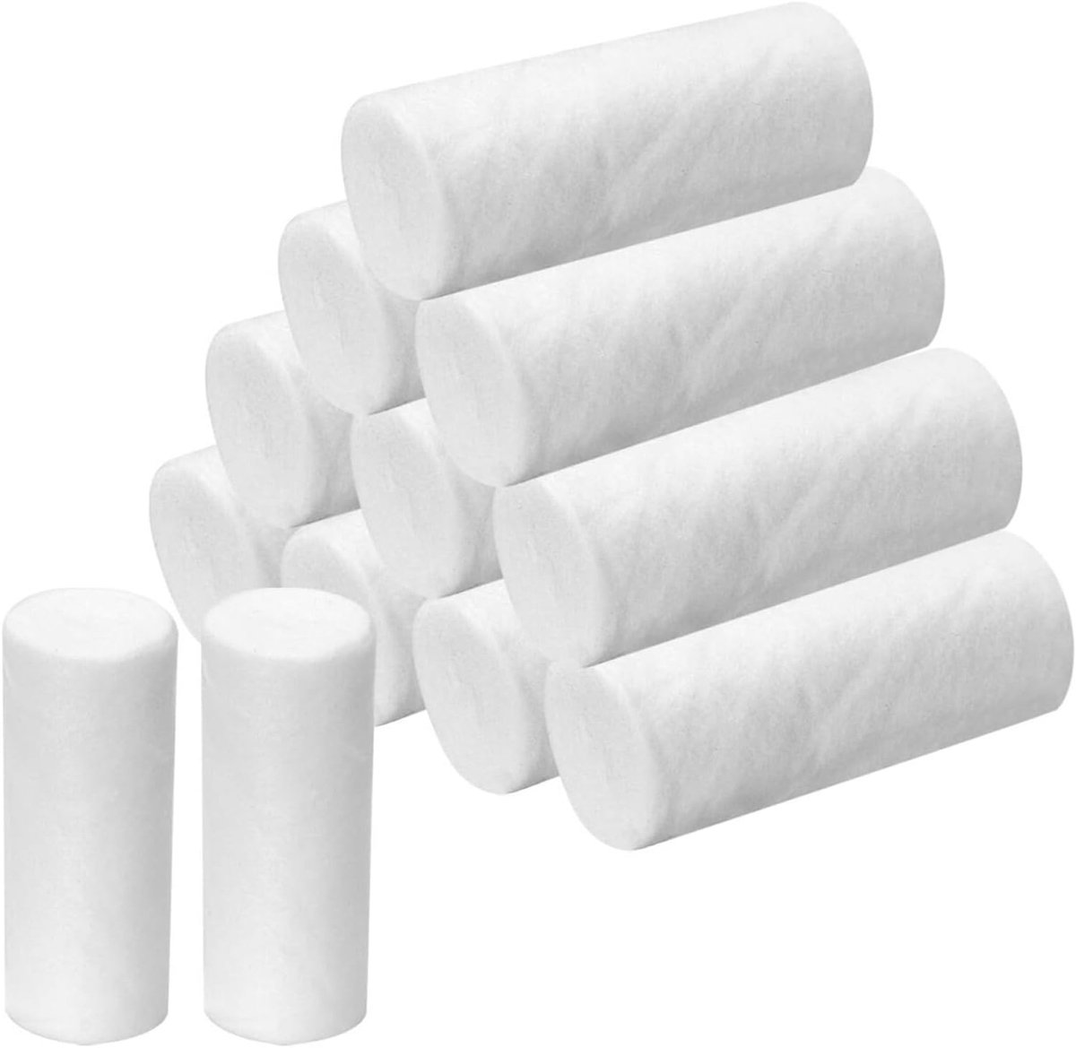 opvulling zachte onderbekledingsrol gebruikt met gipsdoek 6 stuks individueel pakket gegoten opvulverband voor Halloween wrap masker maken bandage kunst project en ambacht