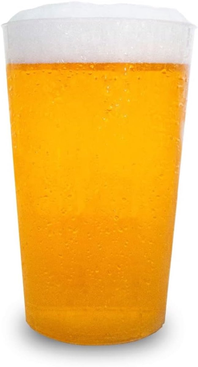 20 stuks herbruikbare partybekers 0,4 l - plastic bierbekers, onbreekbaar, feestbekerset, plastic bekers grillparty, kunststof bierglazen, Made in Germany