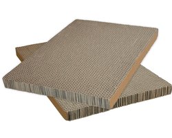 UNUS® Krabplank – 2-delige set krabkarton van golfkarton voor katten