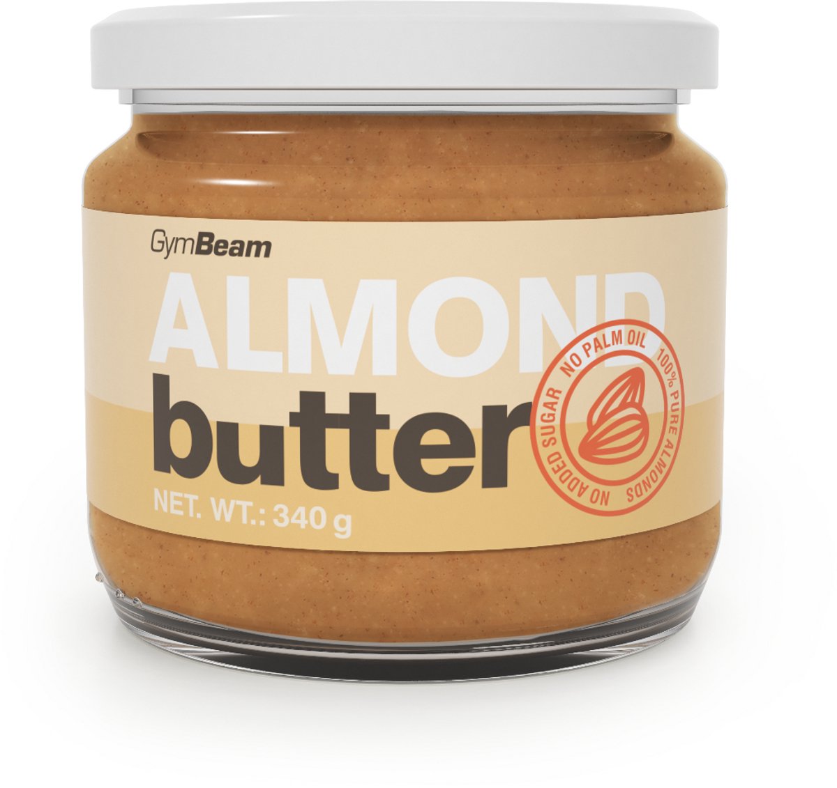 GymBeam Amandelboter 340 g amandel