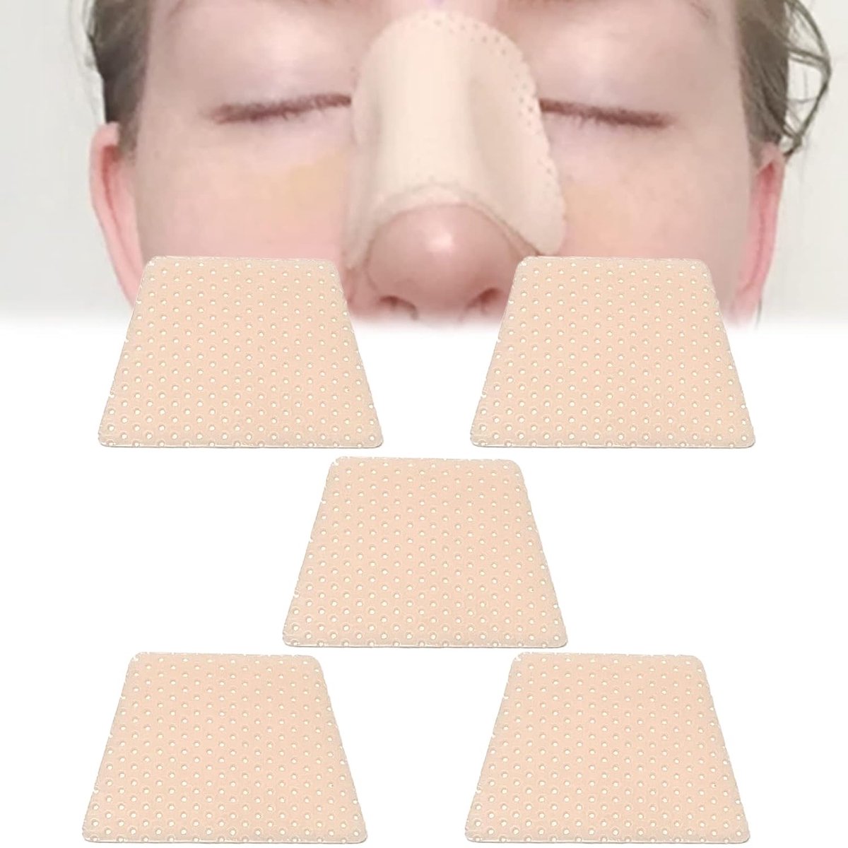 neusspalken - Neus externe ondersteuning beschermer voor neus brace breuk, rinopla-sty Septopla-sty, ENT, Orthop-edische Immob-ilization, 5 STKS (M)