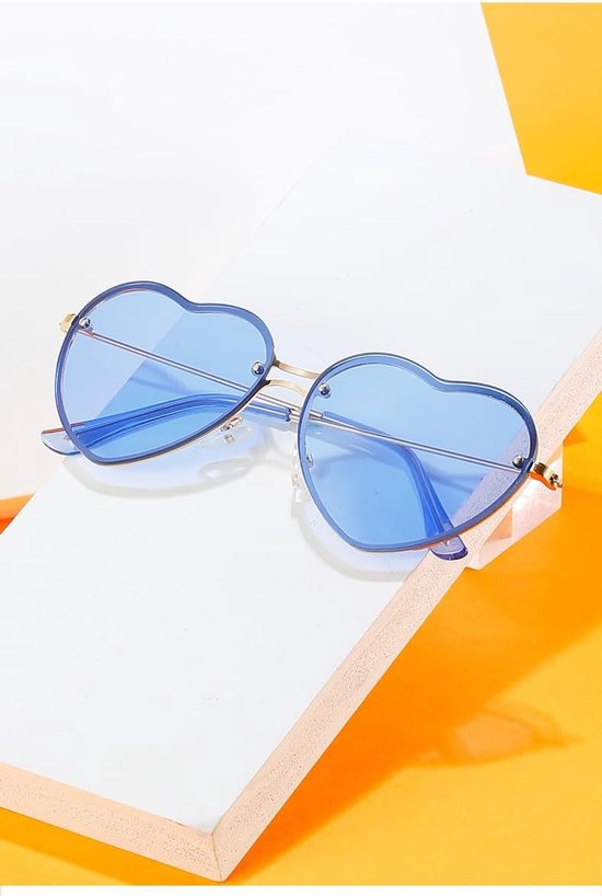 zonnebril dames mode Rimless zonnebril UV400 partybril van Zonnebril Dames — afbeelding 5