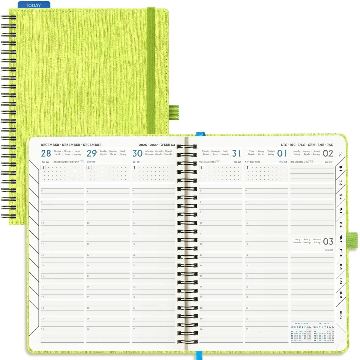 Omgoods - Agenda 2026 2027 - A5 Maandelijkse Planner met Weekoverzicht